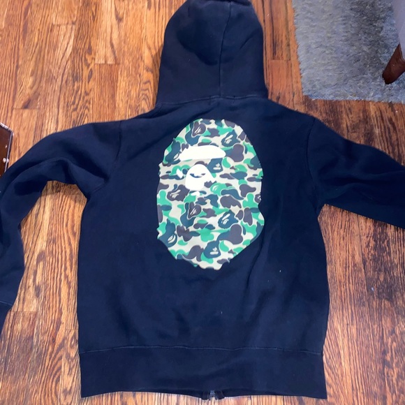 Full zip up bape hoodie - Picture 2 of 6